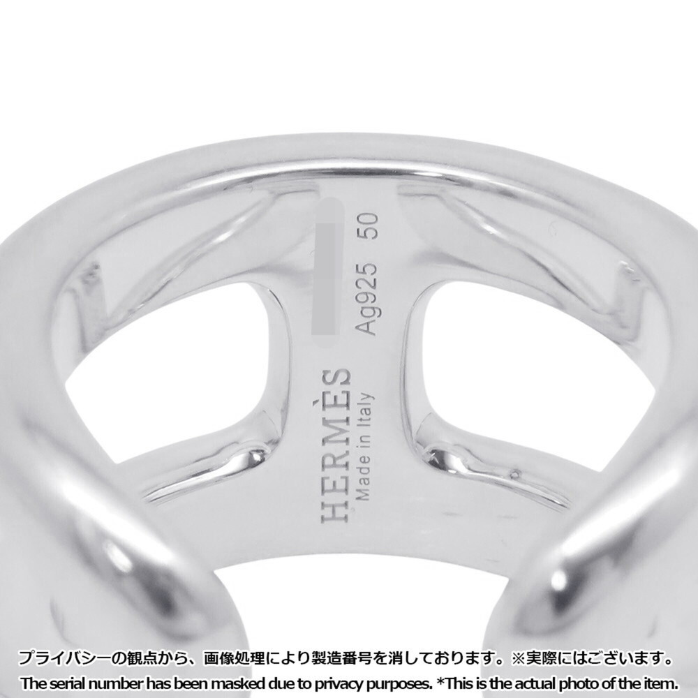 Hermes Osmose PM ring, SV925 silver, ring size 50. (HERMES ring) - Picture 7 of 9